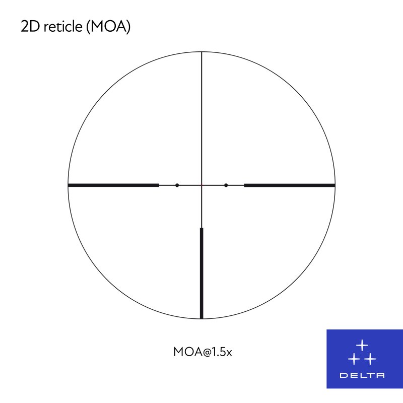 Zaměřovač Titanium HD 1,5-9x45 2D Zaměřovač Titanium HD 1,5-9x45 2D
